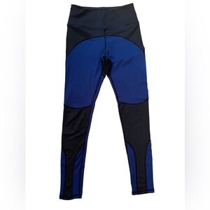 Navy Blue/Black Performance Leggings